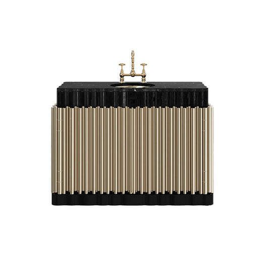 Bestselling Luxury Bathroom Electroplated Stainless Steel Single  Washbasin