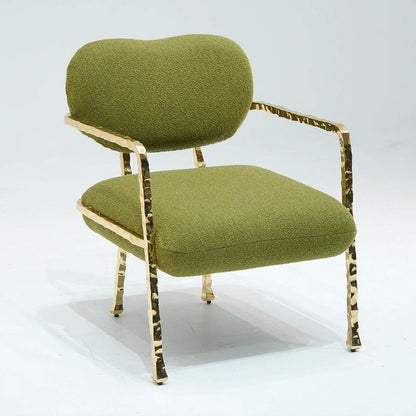 Luxury metal armchair