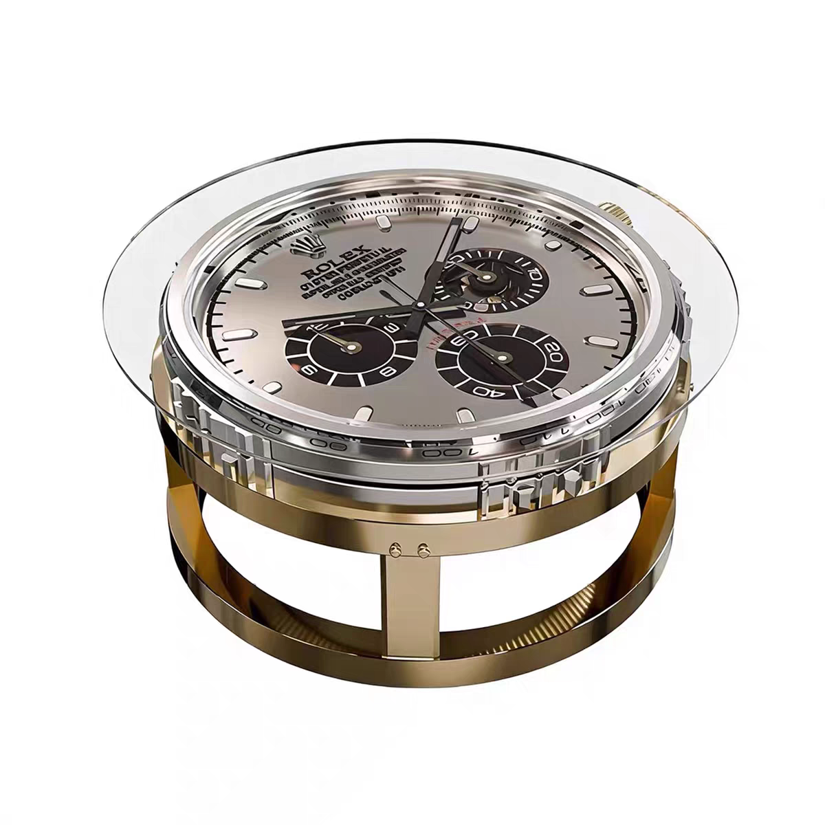Luxury Watch Shaped Coffee Table