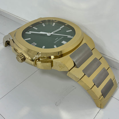 Oversized Gold Patek Philippe-Style Watch-Shaped Coffee Table: A Luxurious Home Decor Feature