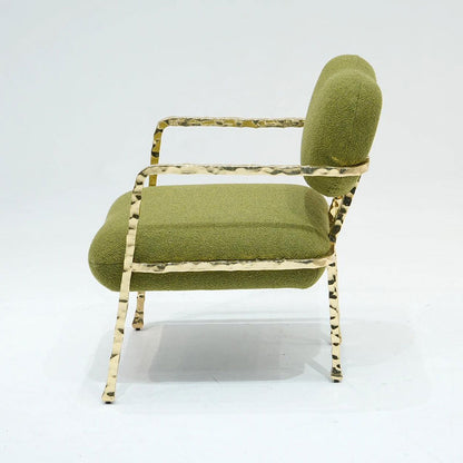 Luxury metal armchair
