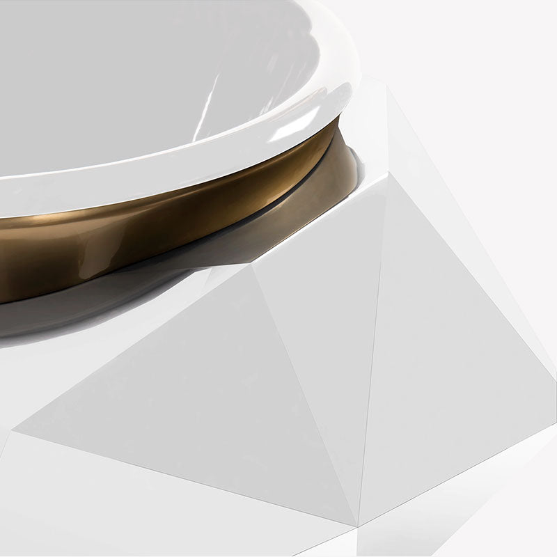 Hot Selling Hard Marble Material Brass Accessories Bathtub for Villa Five-star Hotel Bathroom