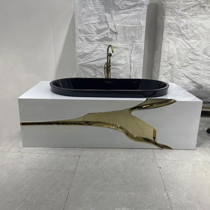 High End Hotel Modern Latest European Bathroom Designs  Rectangular Freestanding White Bathroom Bathtub