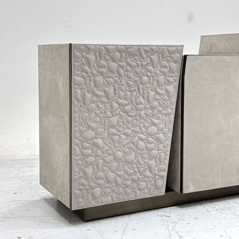 Artistic Side Cabinet for Villa Entryways/Living Rooms