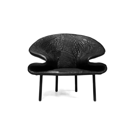 Moroso Doodle Armchair Premium Leather Italian Mid Century