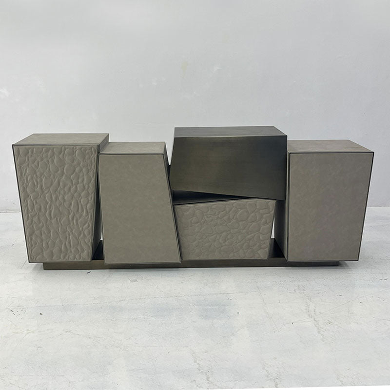 Artistic Side Cabinet for Villa Entryways/Living Rooms
