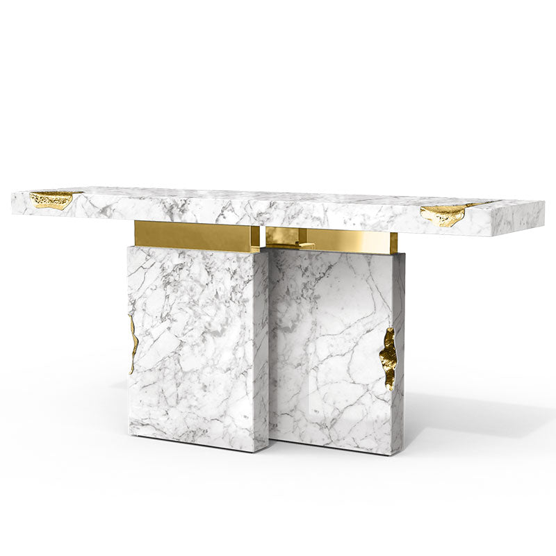 Empire nero marquina console