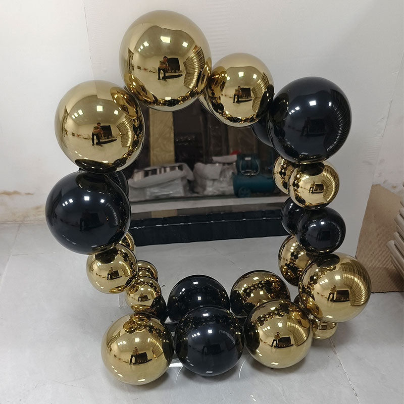 Spherical Wall-Mounted Decorative Mirror