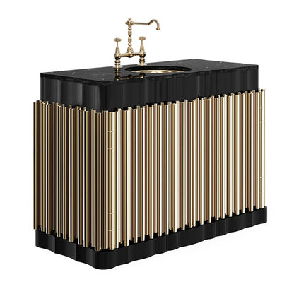 Bestselling Luxury Bathroom Electroplated Stainless Steel Single  Washbasin