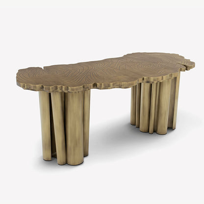 Custom Home Irregular-Shaped   Office Table