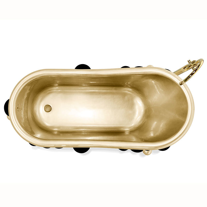 Luxury Furniture Direct Sales Factory - Modern Bathroom Bubble Ball Freestanding Bathtub in Black