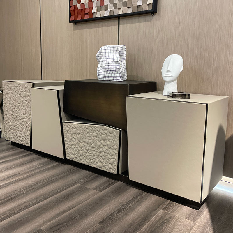 Artistic Side Cabinet for Villa Entryways/Living Rooms