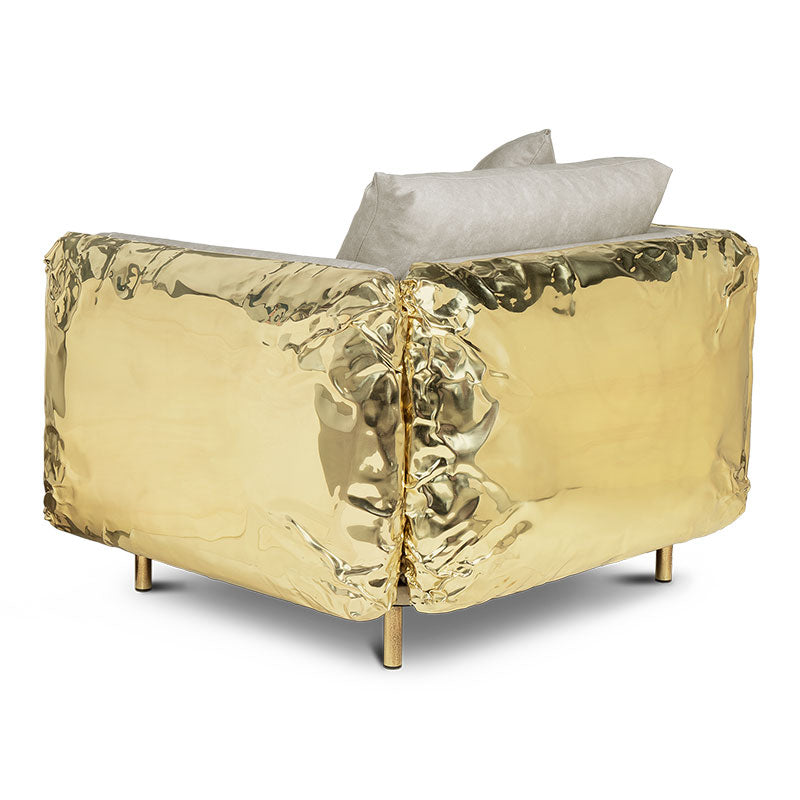 Luxurious Gold Sofa Chair