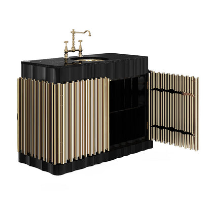 Bestselling Luxury Bathroom Electroplated Stainless Steel Single  Washbasin
