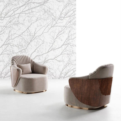 Luxury Fabric Armchair