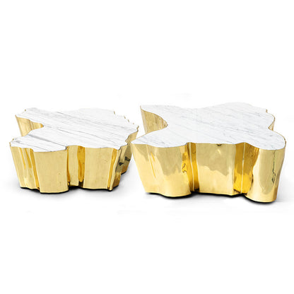 eden calacatta marble center table