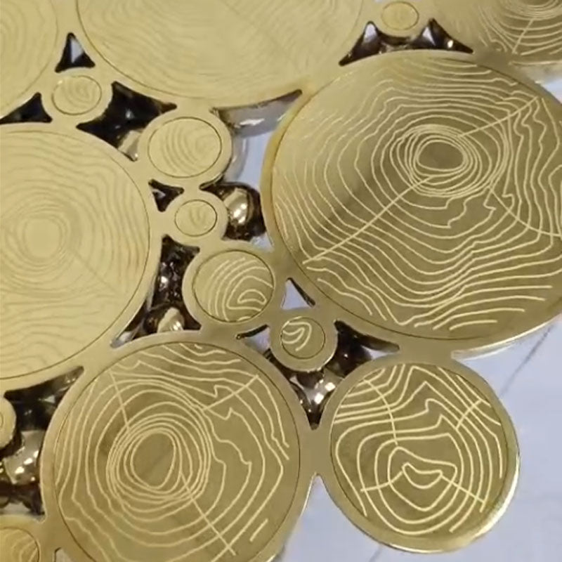 newton Gold center table