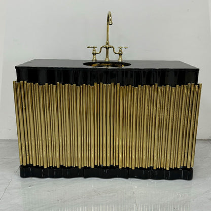 Bestselling Luxury Bathroom Electroplated Stainless Steel Single  Washbasin