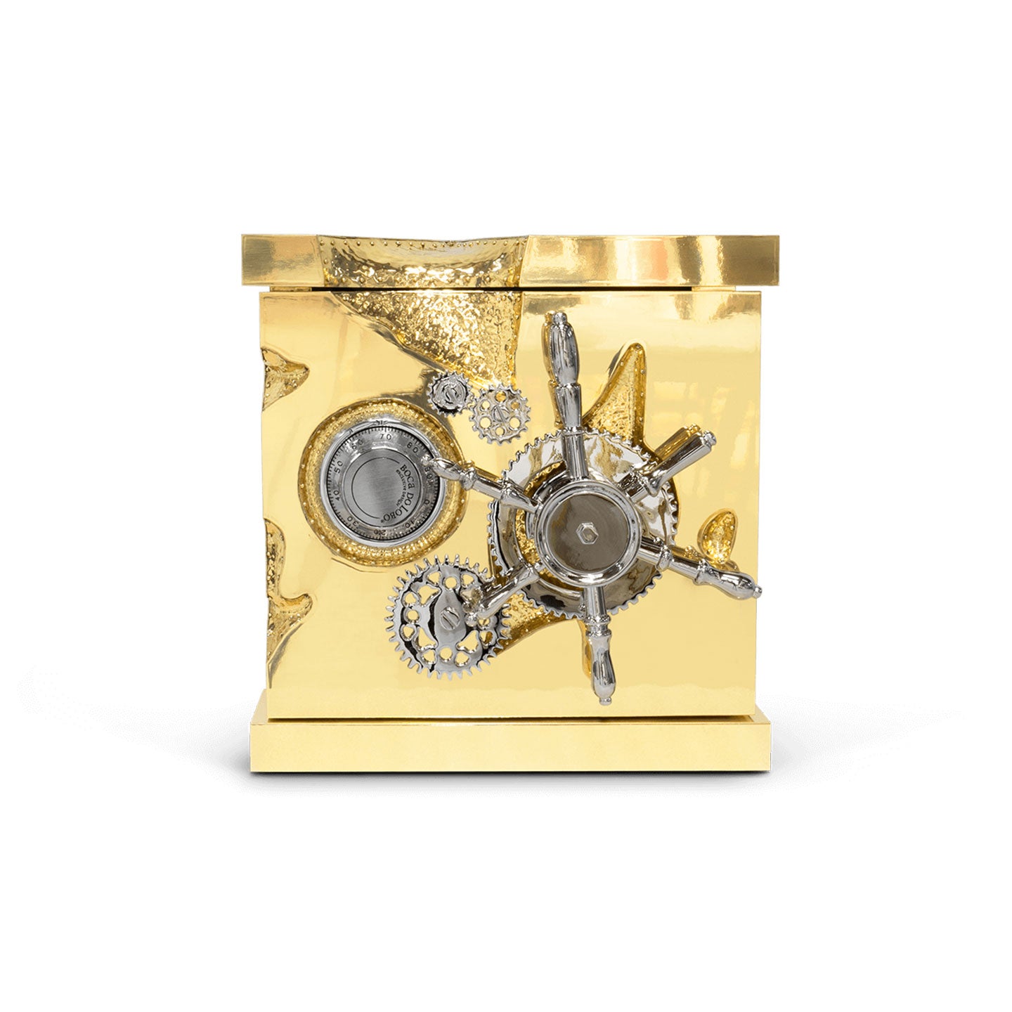 Luxury Gold Safe, High-Security Portable Jewelry Cabinet
