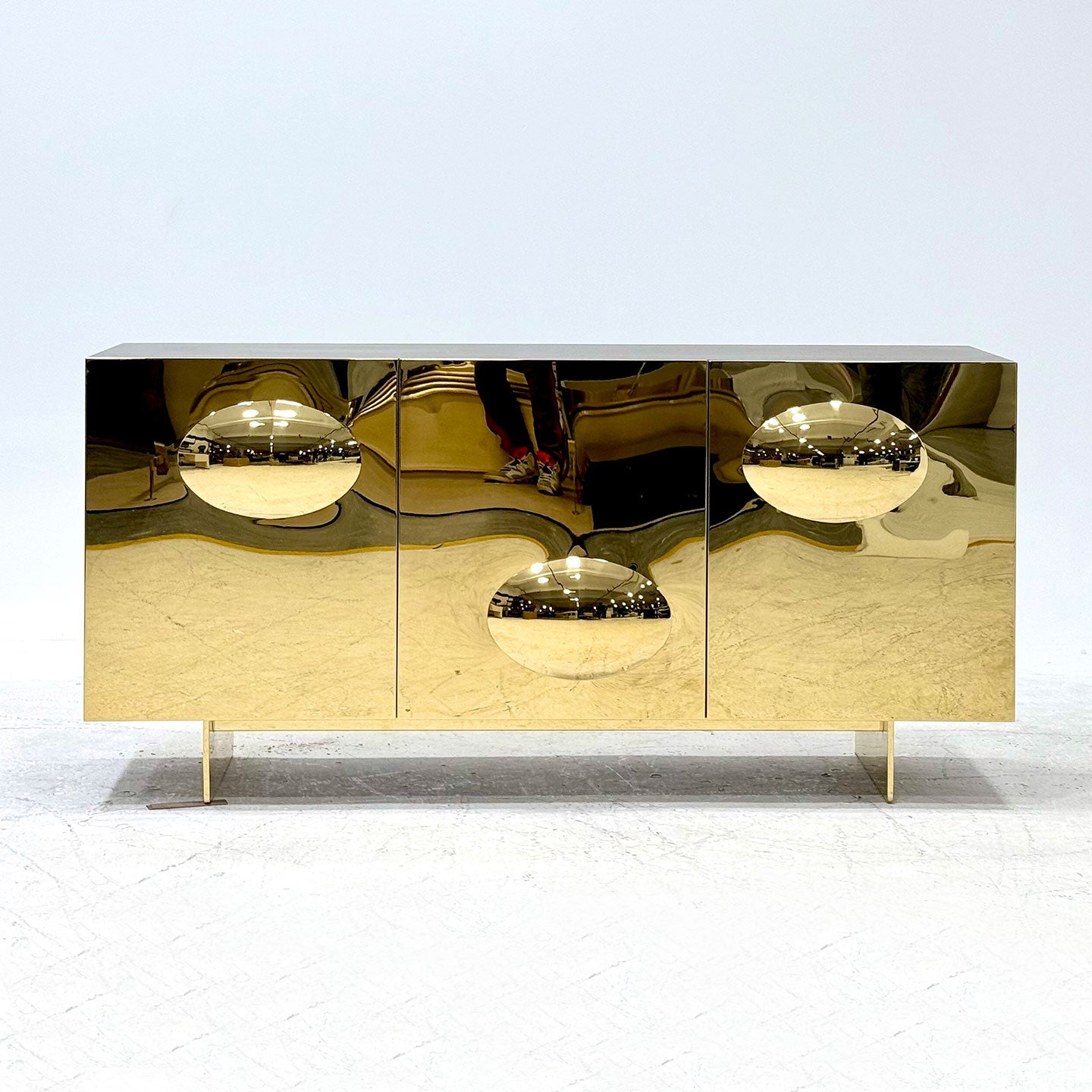 Luxury Gold Mirrored Sideboard Cabinet