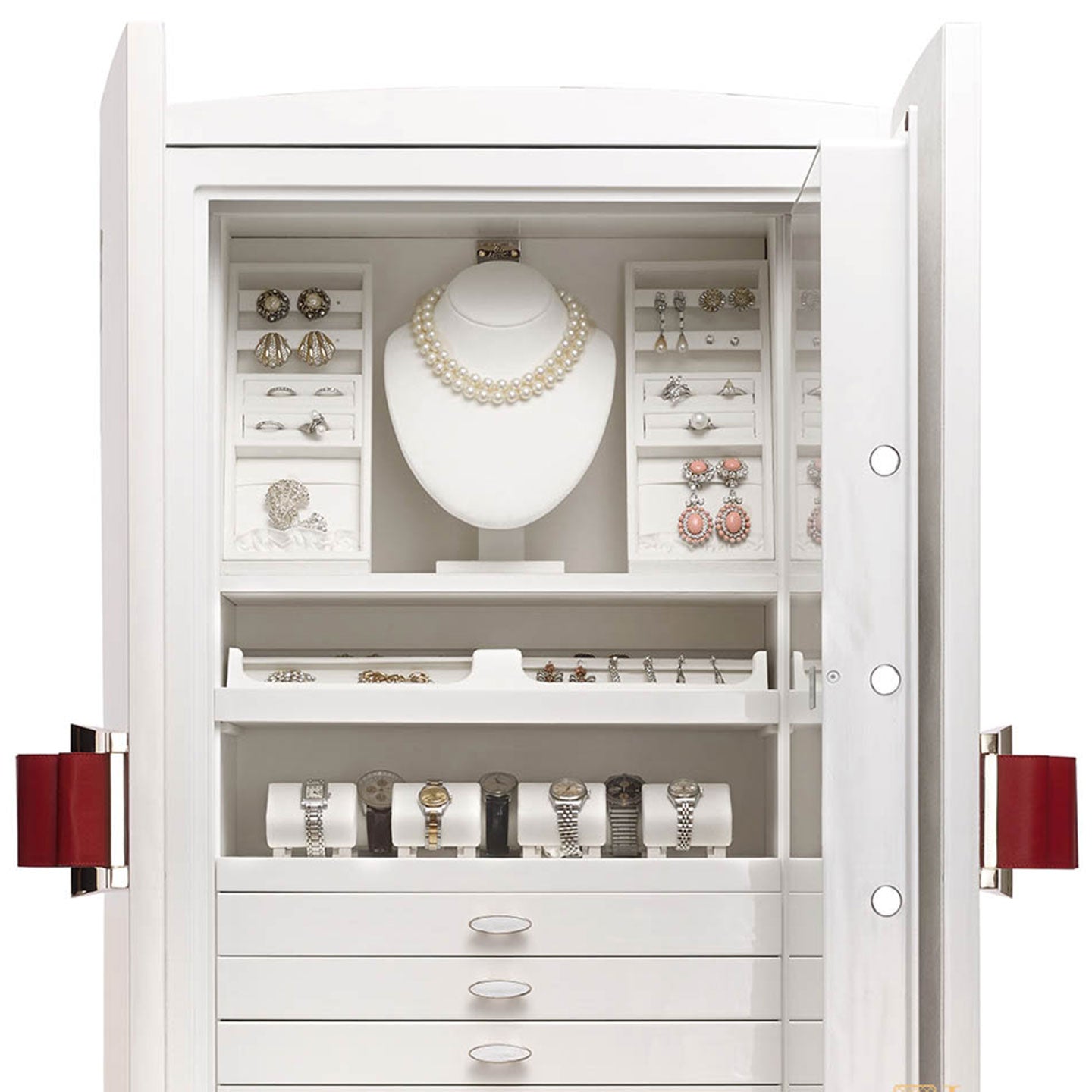 Luxury Bow Jewellery Safe