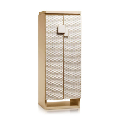 Luxury Tall Jewelry Armoire with Mirror & Secure Storage Cabinet