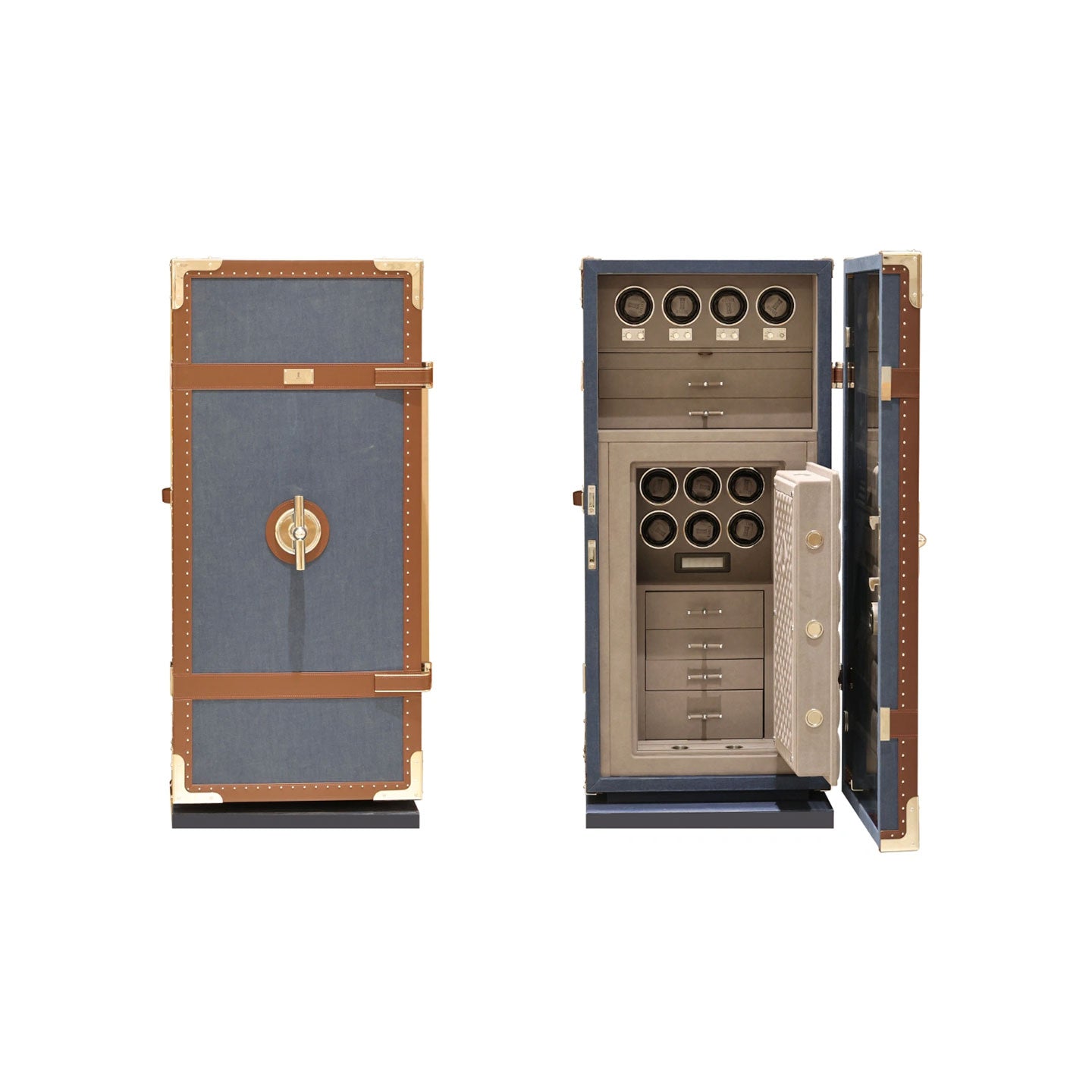 Customizable Luxury Jewelry Safe Cabinet with Watch Winders