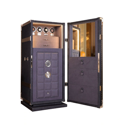 Customizable Luxury Jewelry Safe Cabinet with Watch Winders