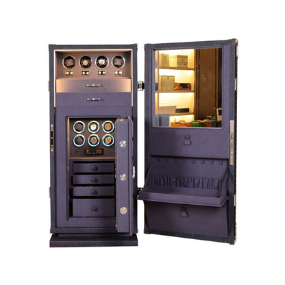Customizable Luxury Jewelry Safe Cabinet with Watch Winders
