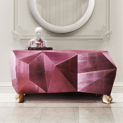 Purple diamond sideboard, colors can be customized.