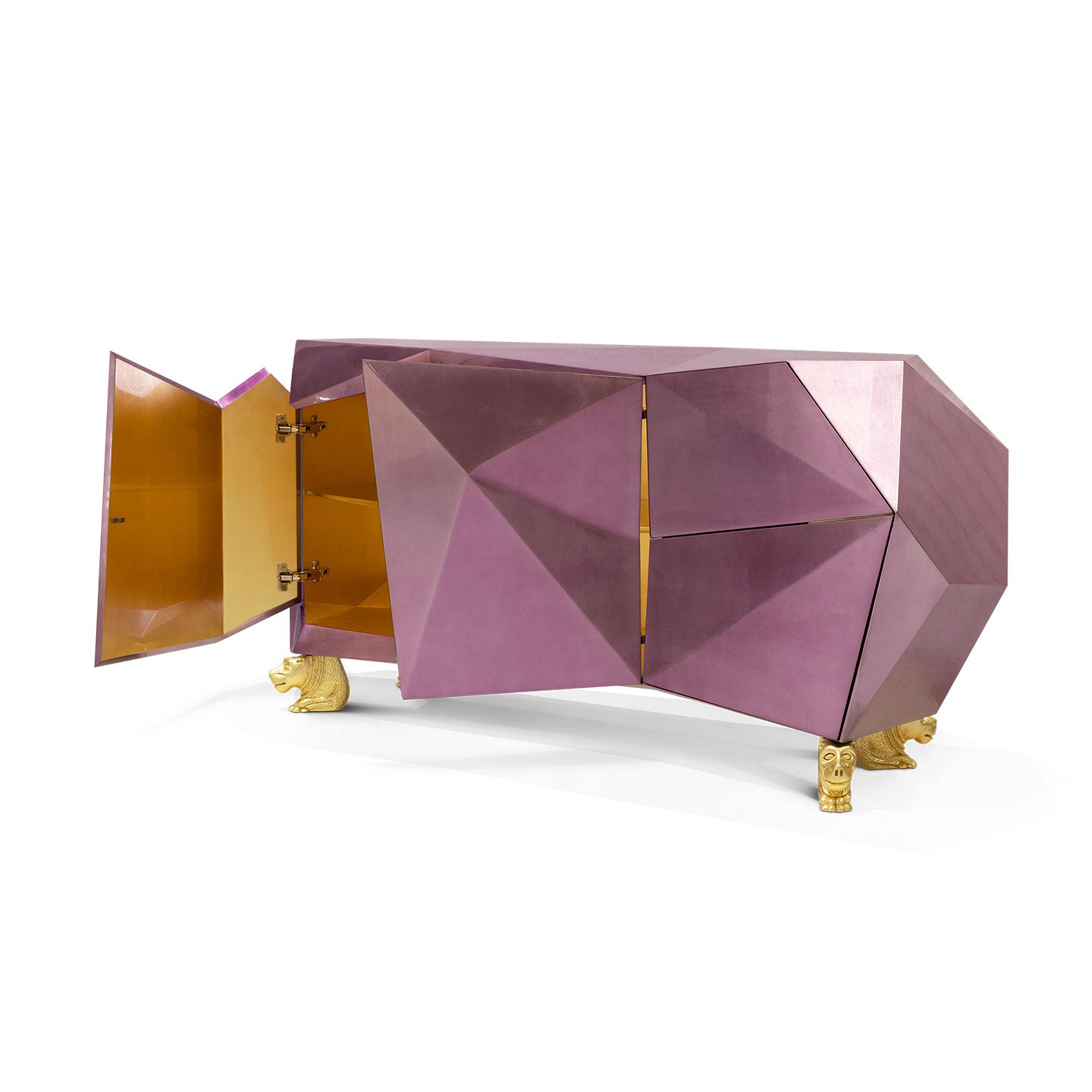 Purple diamond sideboard, colors can be customized.