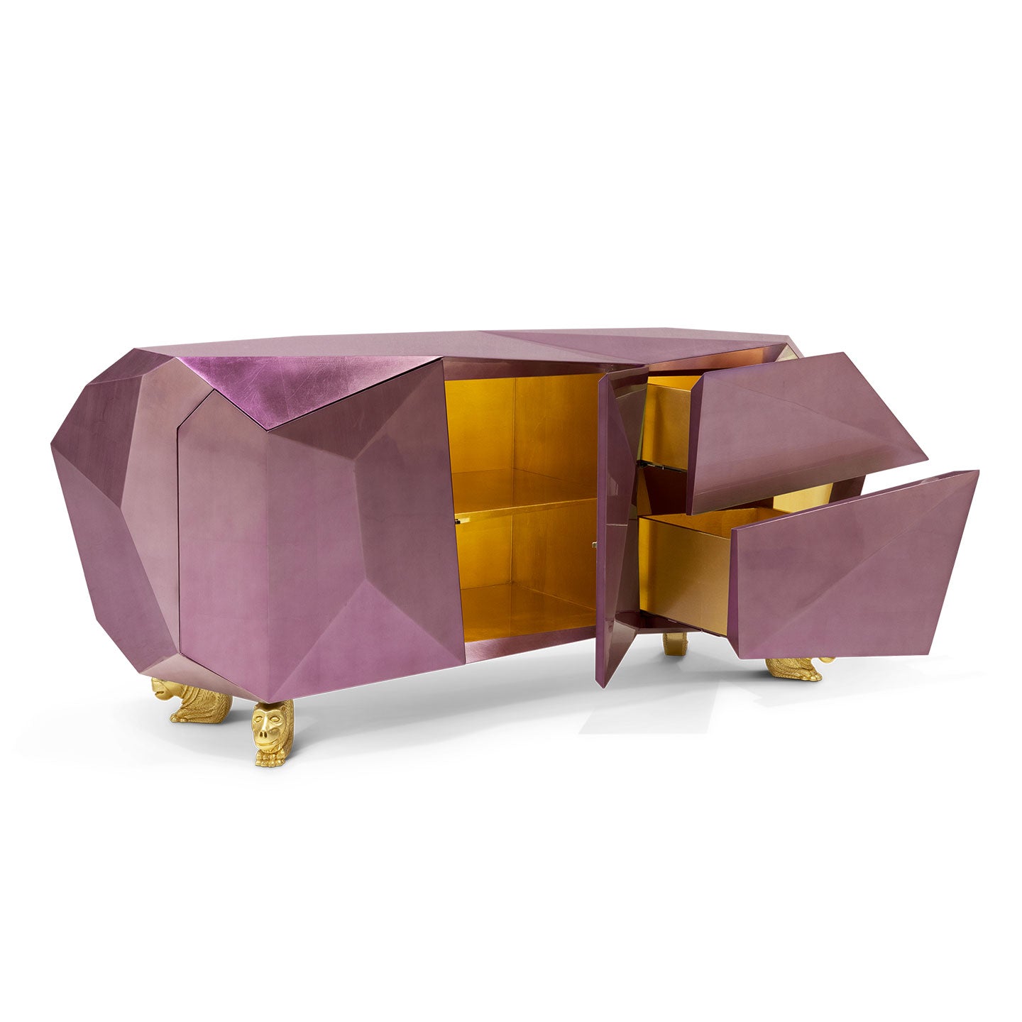 Purple diamond sideboard, colors can be customized.