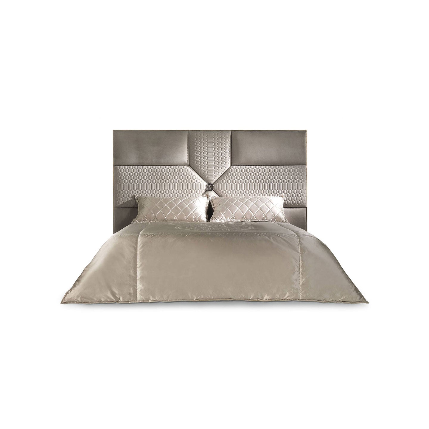 Blush Pink Velvet Upholstered Bed, Leopard Print Inlaid Vertical Channel Headboard Platform Bed