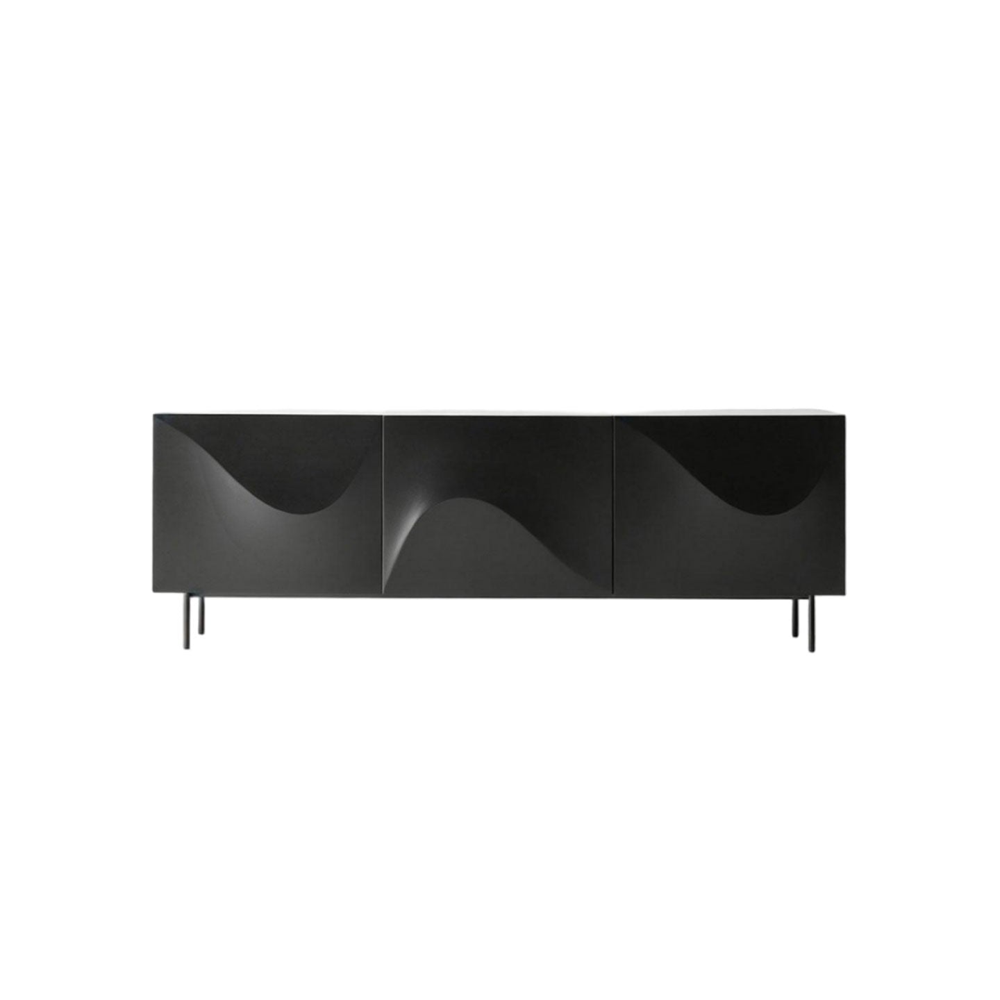 Wavy Front Sideboard | Modern Sculptural Storage Cabinet