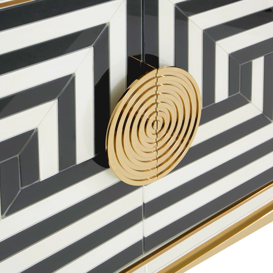 Jonathan Adler Op Art Credenza