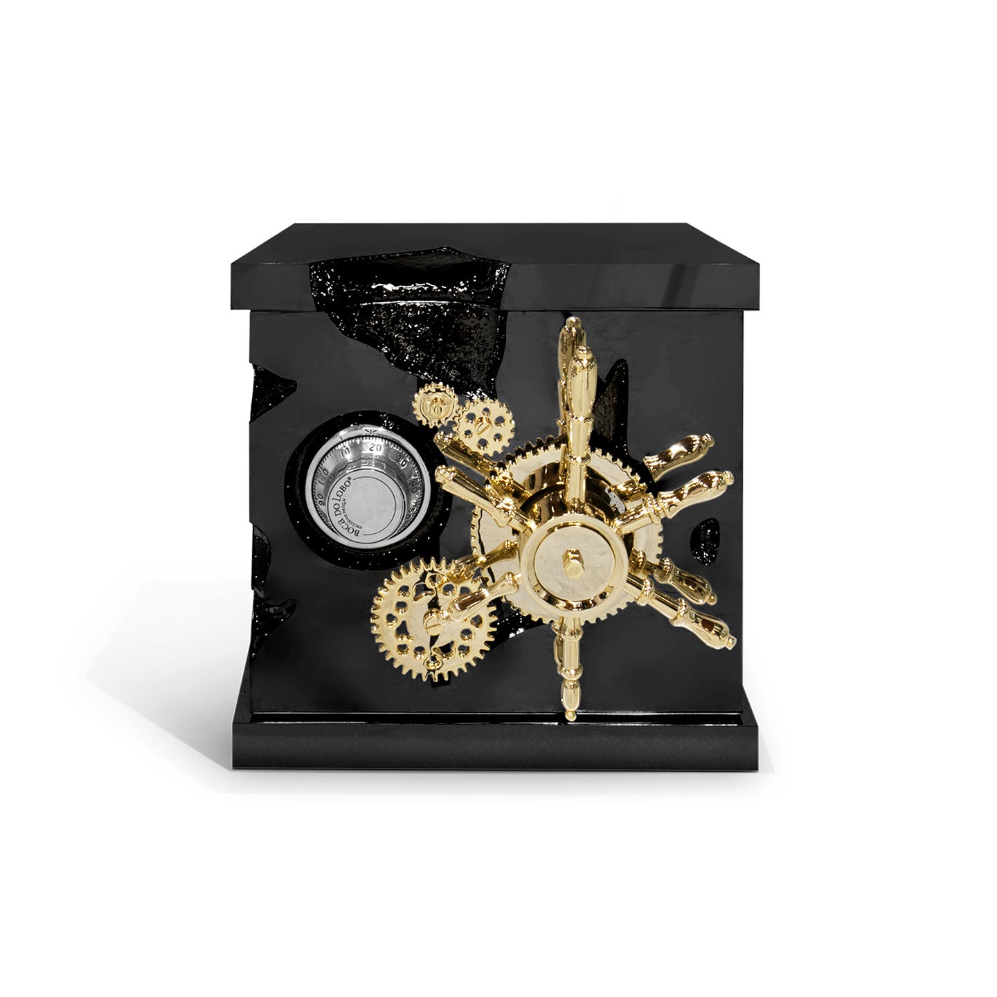 black jewelry safe