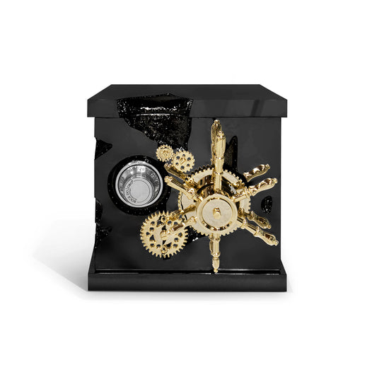 black jewelry safe