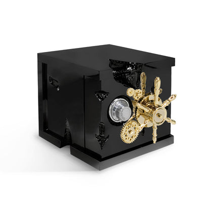 black jewelry safe