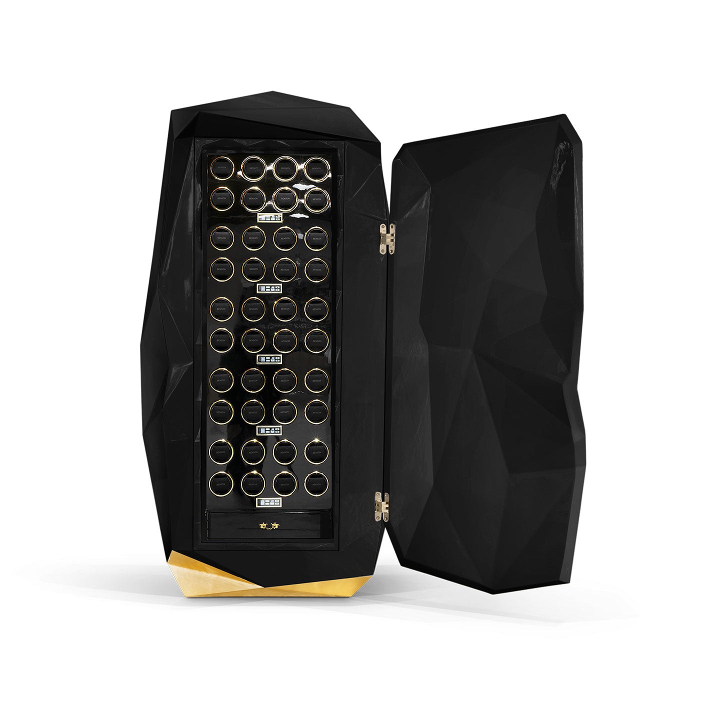Black diamond luxury safe high-security jewelry cabinet