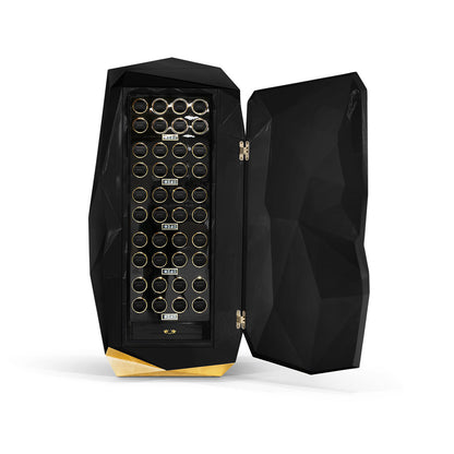 Black diamond luxury safe high-security jewelry cabinet