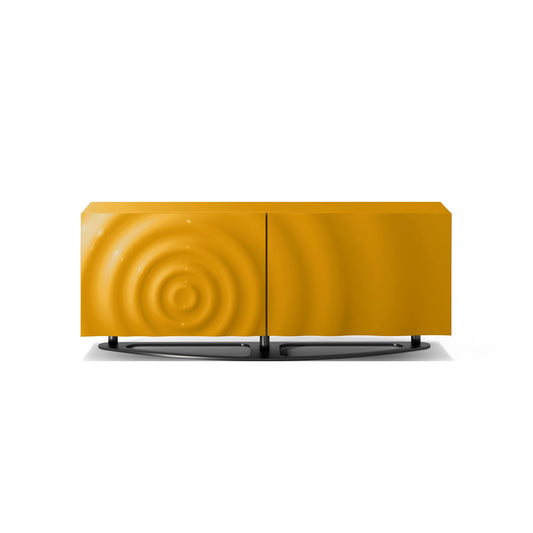 Modern Water Ripple Wine Cabinet, Luxury Sideboard