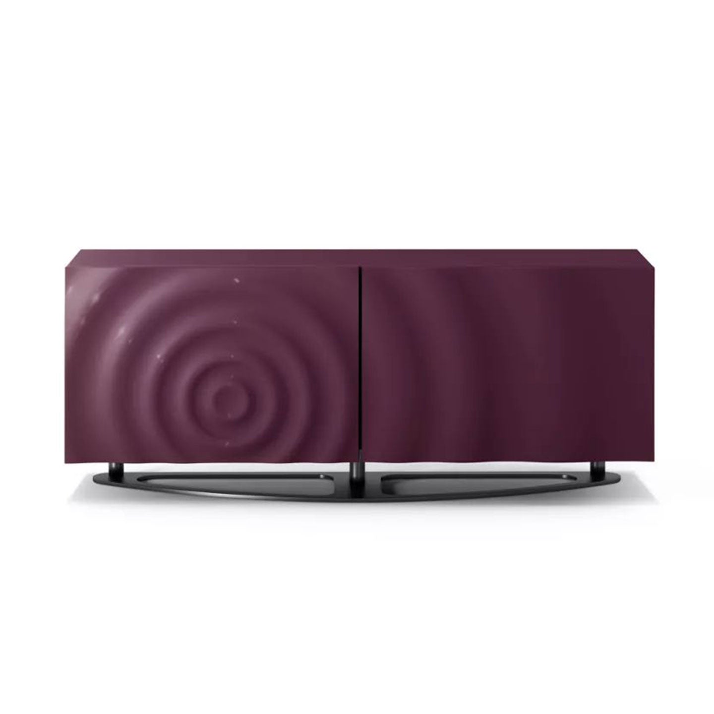 Modern Water Ripple Wine Cabinet, Luxury Sideboard