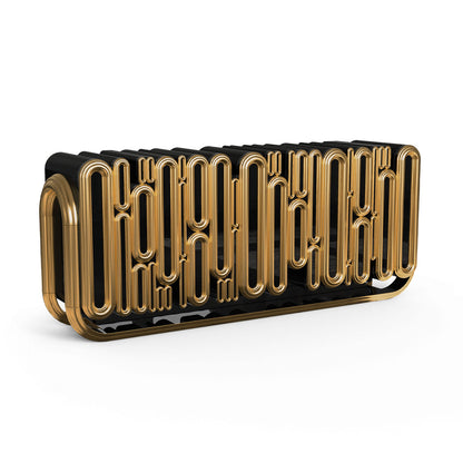 Art Deco Gold & Black Sideboard, Luxury Modern Credenza