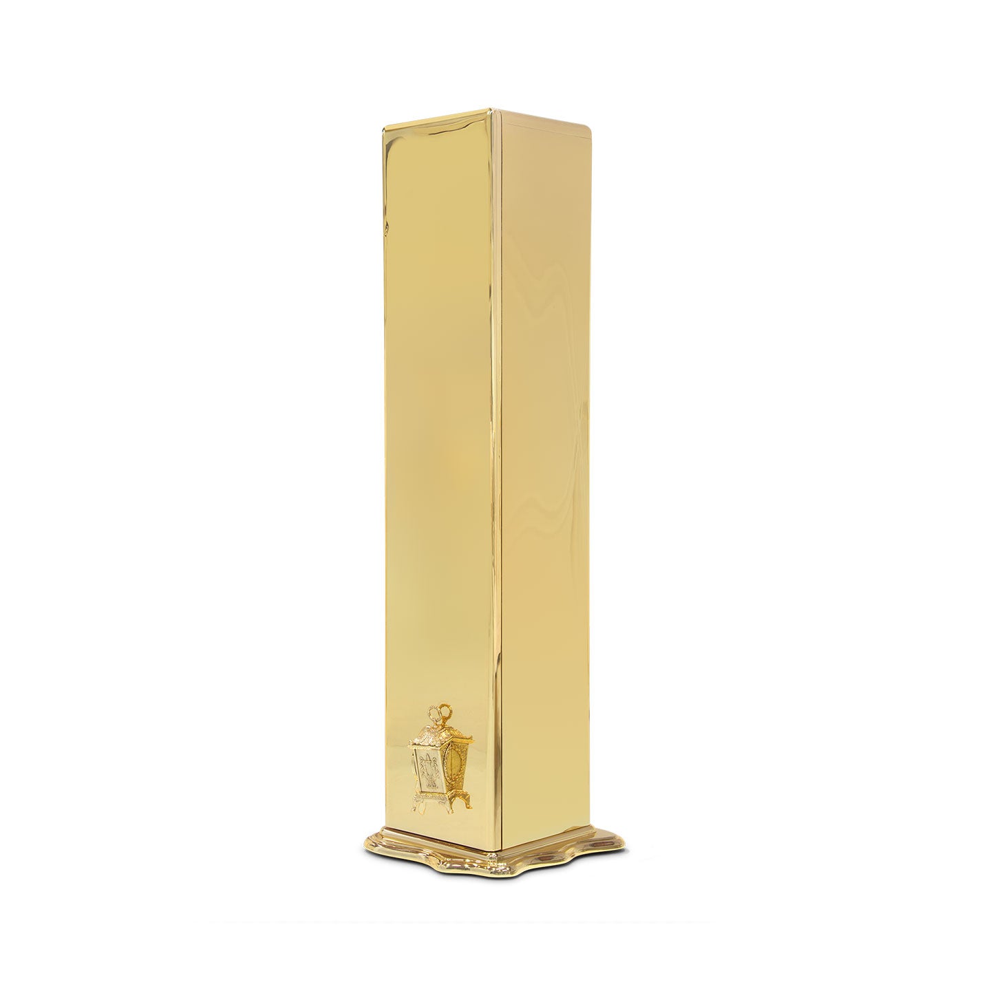 Luxury Gold Watch Winder Safe Cabinet with Auto Rotation